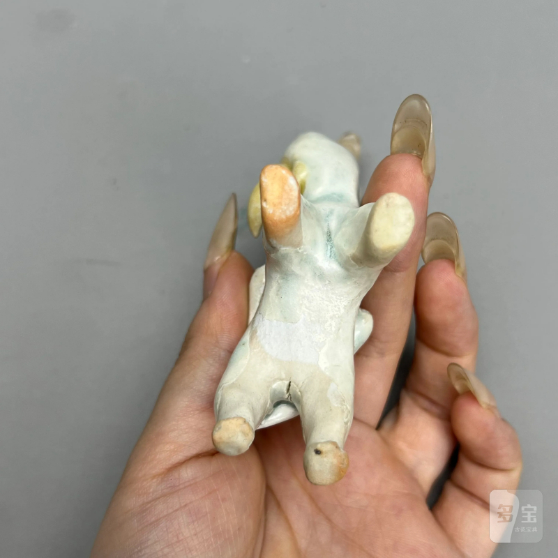 明代 青白釉童子骑牛 - 图10